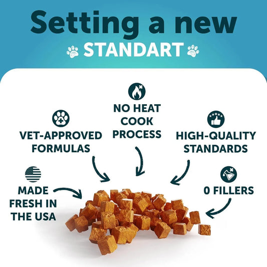 Cat Calming Treats for Anxiety & Stress Relief 🐱 | Soft Chews with L-Theanine, Hemp Oil & Vitamin B – Stop Scratching, Aggression & Overgrooming | Relaxation Support for Cats & Kittens