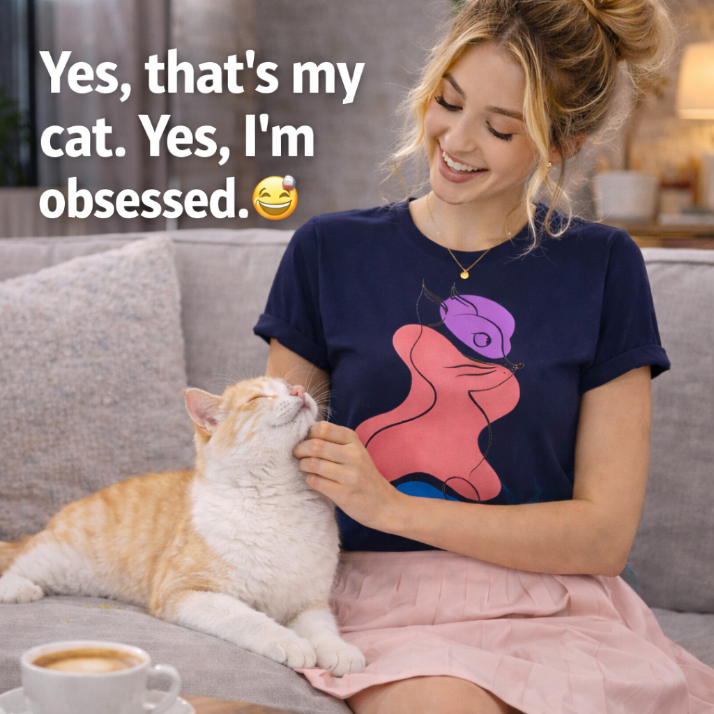Feel the Difference ? – The Cat Tee You’ll Never Want to Take Off