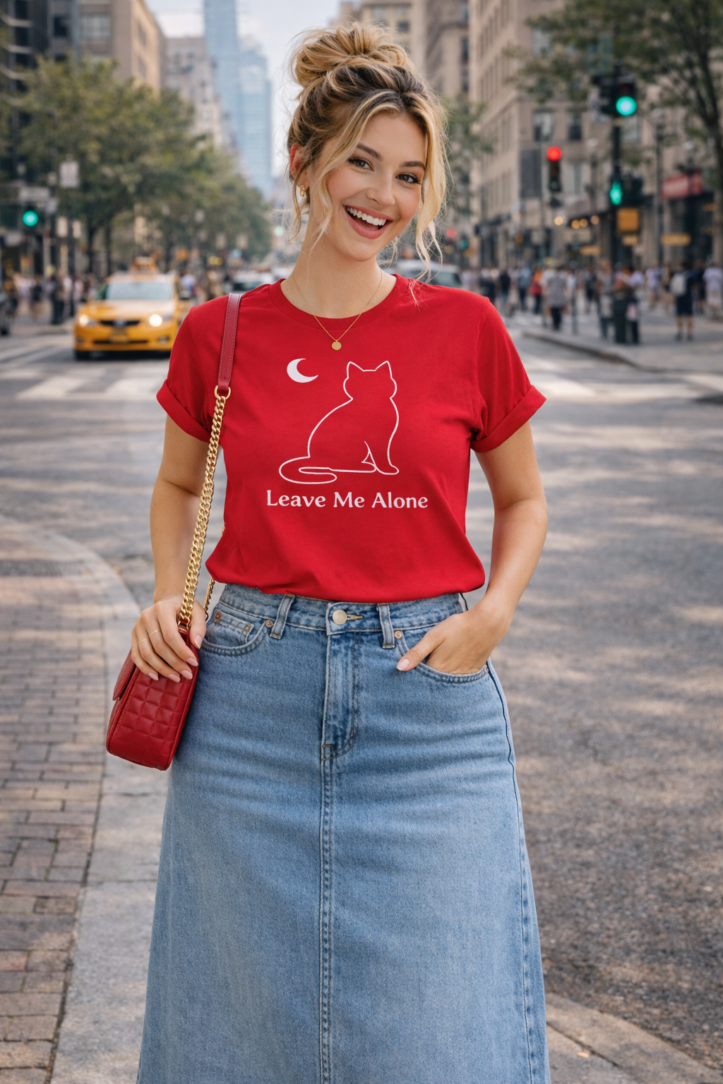 Don’t Talk to Me. 🖤 Leave Me Alone Cat T-Shirt | Introvert Energy Tee | Minimalist Black Cat Moon Shirt