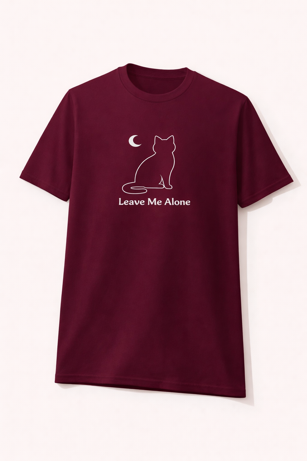 Don’t Talk to Me. 🖤 Leave Me Alone Cat T-Shirt | Introvert Energy Tee | Minimalist Black Cat Moon Shirt