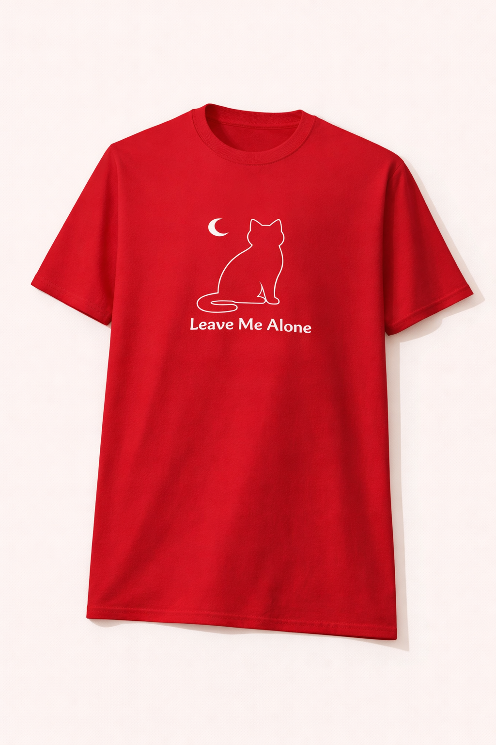 Don’t Talk to Me. 🖤 Leave Me Alone Cat T-Shirt | Introvert Energy Tee | Minimalist Black Cat Moon Shirt