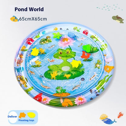 Summer Cooling Pet Water Bed – Inflatable Ice Mat for Dogs & Cats, Puppy Cooling Pad, Non-Toxic PVC Pet Mat for Kennels & Homes