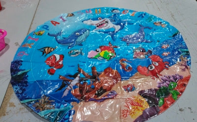 Summer Cooling Pet Water Bed – Inflatable Ice Mat for Dogs & Cats, Puppy Cooling Pad, Non-Toxic PVC Pet Mat for Kennels & Homes